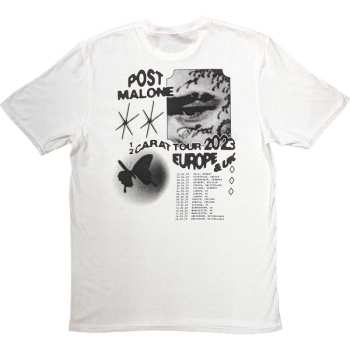 Merce Post Malone: Post Malone Unisex T-shirt: Collage (back Print & Ex-tour) (small) S