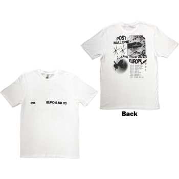 Merce Post Malone: Post Malone Unisex T-shirt: Collage (back Print & Ex-tour) (small) S