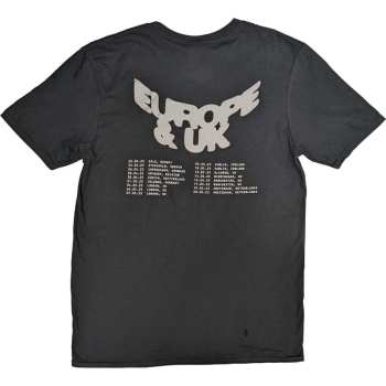 Merce Post Malone: Post Malone Unisex T-shirt: Curved Logo 2023 Tour Dates (back Print & Ex-tour) (small) S