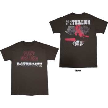 Merce Post Malone: Post Malone Unisex T-shirt: F-1 Trillion (back Print) (x-large) XL