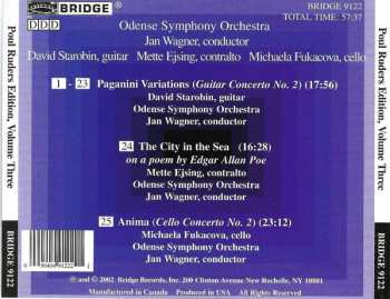 CD Poul Ruders: Paganini Variations, The City In The Sea, Anima