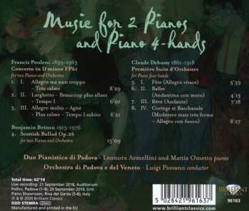 CD Claude Debussy: Concerto For 2 Pianos; Scottish Ballad; Suite