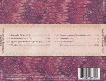 CD Francis Poulenc: The Complete Songs Of Poulenc. Vol. 5