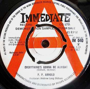 Album P.P. Arnold: Everything's Gonna Be Alright