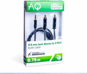 Audiotechnica Premium PA420 - 3,5 mm Jack - 2 x RCA 0,75m