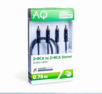 Audiotechnica Premium PA430 - 2 x RCA - 2 x RCA 0,75m