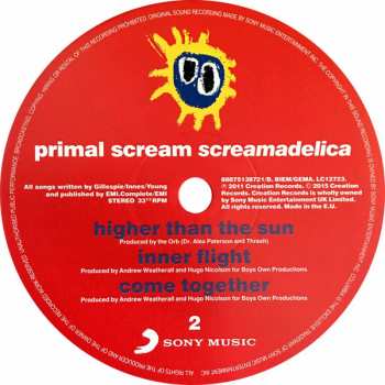2LP Primal Scream: Screamadelica
