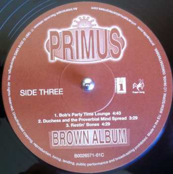 2LP Primus: Brown Album LTD