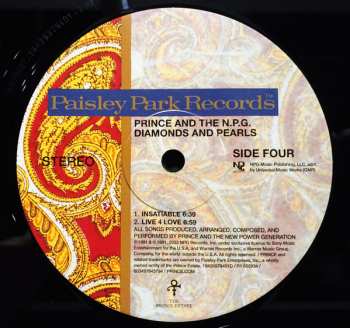 4LP/Set di cofanetti Prince: Diamonds And Pearls DLX