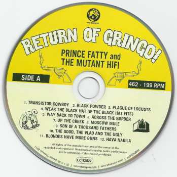 CD Prince Fatty: In Return Of Gringo!