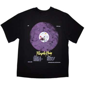 Merch Prince: Oversized Maglietta Purple Rain Disc