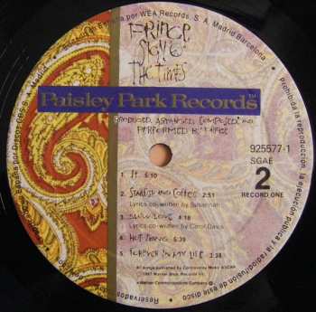 2LP Prince: Sign "O" The Times