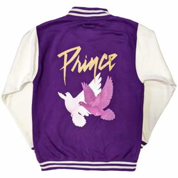Merce Prince: Prince Unisex Varsity Jacket: Doves (back Print) (small) S