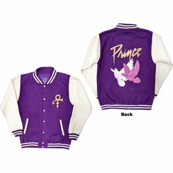Merce Prince: Prince Unisex Varsity Jacket: Doves (back Print) (small) S