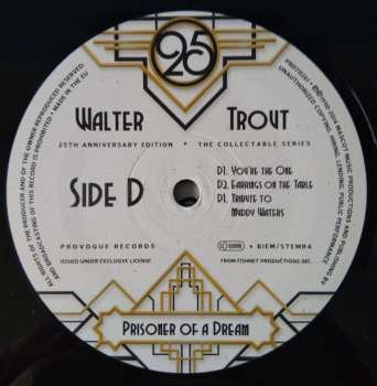 2LP Walter Trout Band: Prisoner Of A Dream LTD