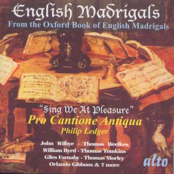 CD Philip Ledger: English Madrigals "Sing We At Pleasure"