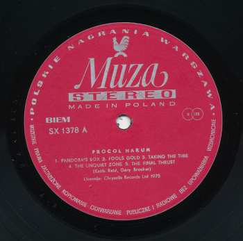 LP Procol Harum: Procol's Ninth.