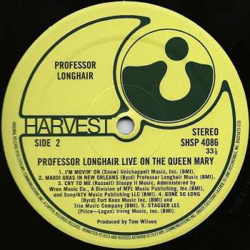 LP/SP Professor Longhair: Live On The Queen Mary DLX | LTD