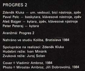LP Progres 2: Mozek