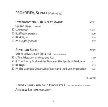 SACD Sergei Prokofiev: Symphony No. 5 / Scythian Suite