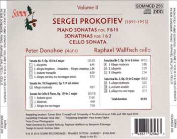 CD Sergei Prokofiev: Piano Sonatas, Volume II: Sonatas Nos. 9 & 10; Sonatinas Nos. 1 & 2; Cello Sonatas