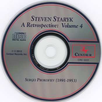 CD Sergei Prokofiev: A Retrospective: Vol. 4