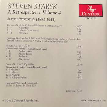 CD Sergei Prokofiev: A Retrospective: Vol. 4