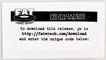 LP Propagandhi: Less Talk, More Rock