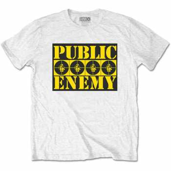 Merch Public Enemy: Maglietta Four Logo Public Enemys 