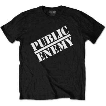 Merch Public Enemy: Maglietta Logo Public Enemy 