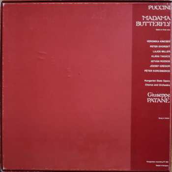 3LP/Set di cofanetti Giacomo Puccini: Madama Butterfly