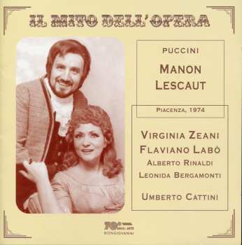 Album Puccini / Zeani / Labo / Rinaldi / Bergamonti: Manon Lescaut