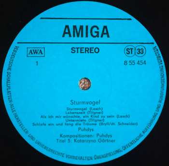 LP Puhdys: Puhdys 3: Sturmvogel