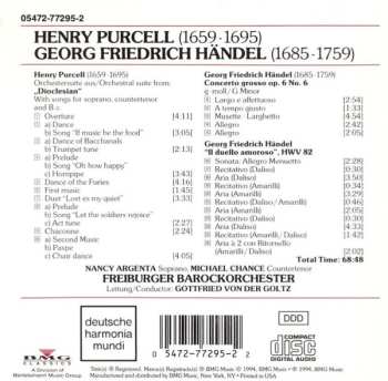 CD Georg Friedrich Händel: Dioclesian Suite / Concerto Grosso Op. 6 No. 6; Il Duello Amoroso