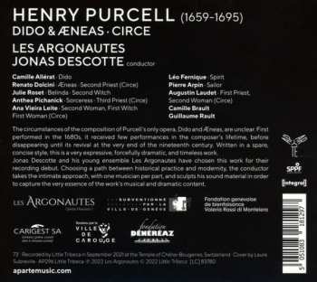 CD Henry Purcell: Dido And Aeneas - Circe