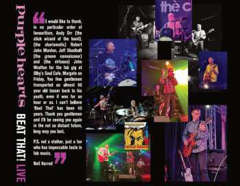 CD Purple Hearts: Beat That! Live 45th Anniversary Tour