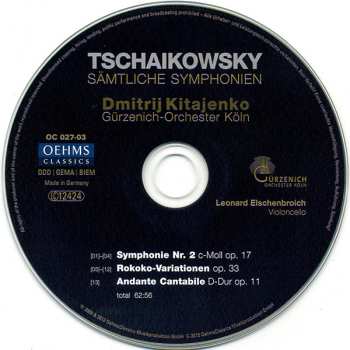 8CD/Set di cofanetti Pyotr Ilyich Tchaikovsky: Sämtliche Symphonien
