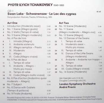 7CD/Set di cofanetti Pyotr Ilyich Tchaikovsky: Swan Lake / The Sleeping Beauty / The Nutcracker