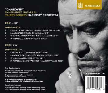 2CD Pyotr Ilyich Tchaikovsky: Symphonies Nos 4 & 5