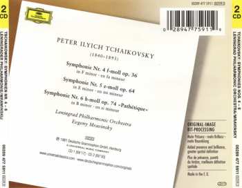 2CD Pyotr Ilyich Tchaikovsky: Symphonies Nos. 4, 5 & 6 “Pathétique”