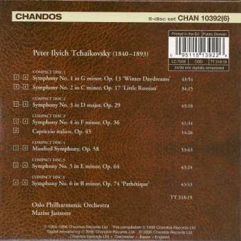6CD/Set di cofanetti Pyotr Ilyich Tchaikovsky: The Symphonies