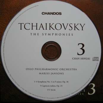 6CD/Set di cofanetti Pyotr Ilyich Tchaikovsky: The Symphonies