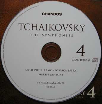 6CD/Set di cofanetti Pyotr Ilyich Tchaikovsky: The Symphonies