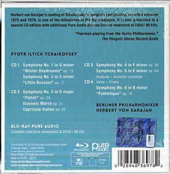 4CD/Set di cofanetti/Blu-ray Pyotr Ilyich Tchaikovsky: Symphonies 1-6