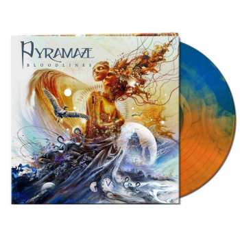 LP Pyramaze: Bloodlines (ltd Ltd.gtf.orange/blue Marbled Vin)