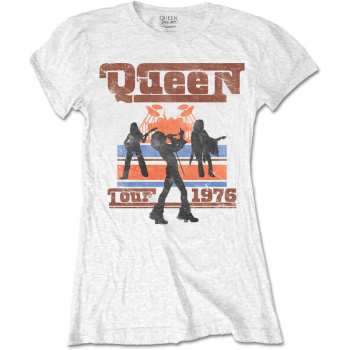 Merch Queen: Donne Maglietta 1976 Tour Silhouettes 