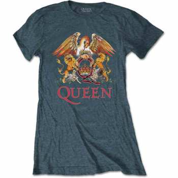 Merce Queen: Dámské Tričko Classic Crest  S