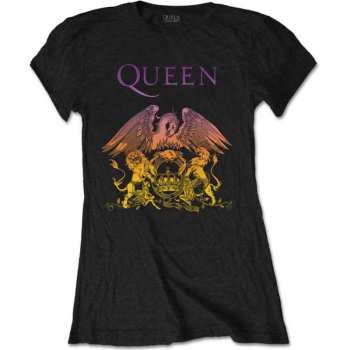 Merch Queen: Donne Maglietta Gradient Crest 