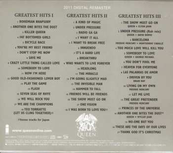 3CD/Set di cofanetti Queen: Greatest Hits I II & III (The Platinum Collection) LTD