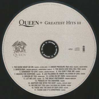 3CD/Set di cofanetti Queen: Greatest Hits I II & III (The Platinum Collection) LTD